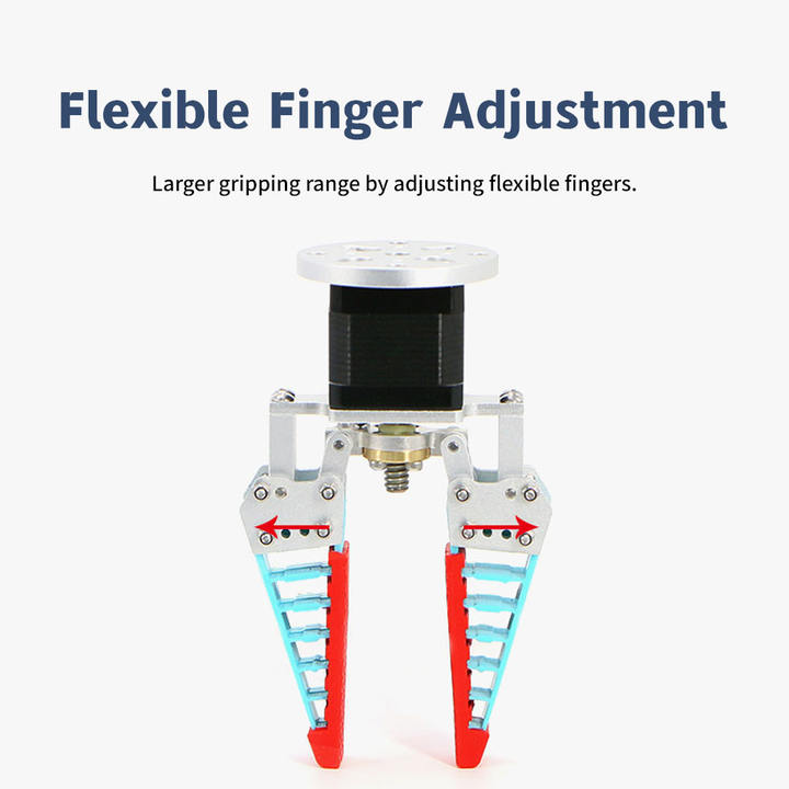 Flexible Soft Robot Gripper (2/3/4-Jaw) view 4